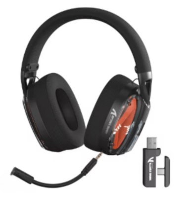 سماعة الالعاب وايرليس متعددة المخارج مع مايك منفصل متوفقة مع جميع الاجهزة