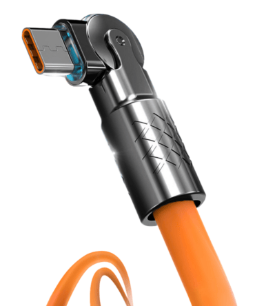 سلك شحن سيليكون سائل رأسية 180 درجة