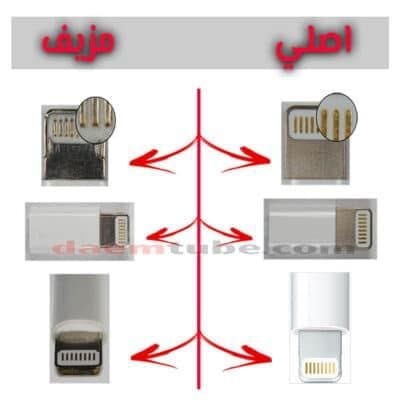 شاحن أصل، شاحن مزيف 