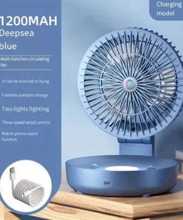 مروحة مكتب صغيرة