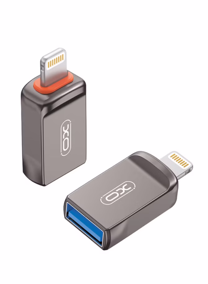 وصلة فلاشة آيفون لايتنينج XO NB281A (USB OTG إلى Lightning)