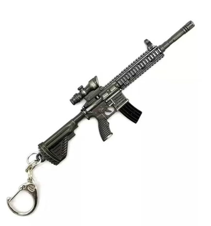 ميدالية مفاتيح مناسبة للهدايا، مخصصة لمحبي لعبة ببجي UMP9