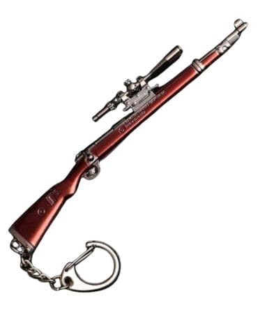 ميدالية مفاتيح PUBGعلى شكل بندقية Kar98K